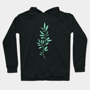 tree branch with leaves Hoodie